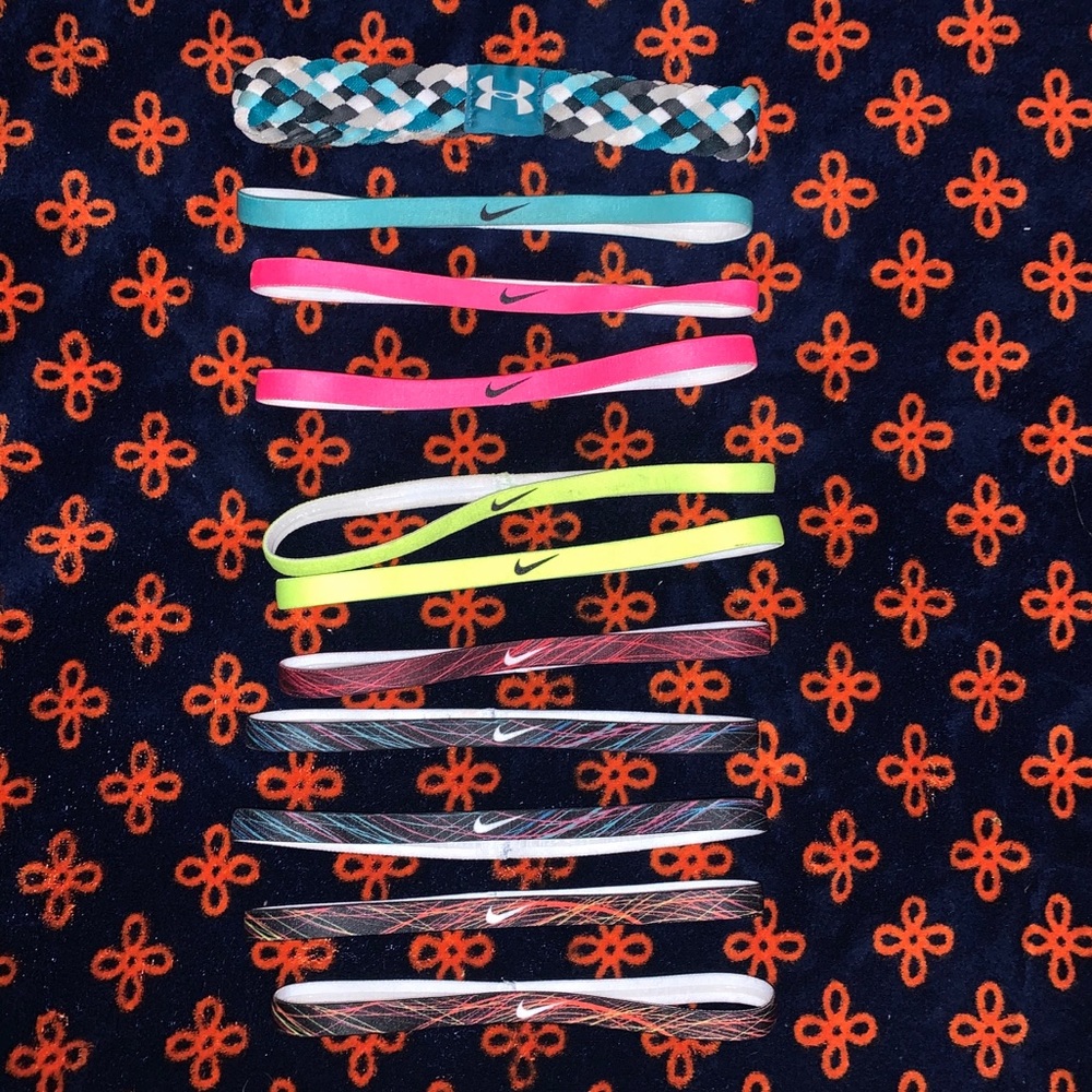under armor and nike headbands